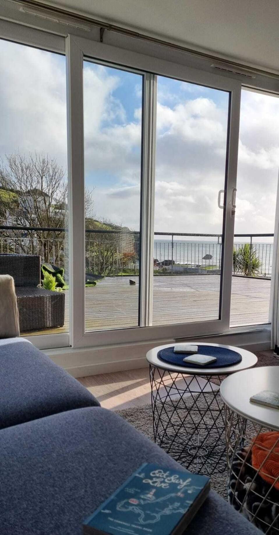 May View - Luxury Sea View Apartment - Millendreath, Looe Ngoại thất bức ảnh